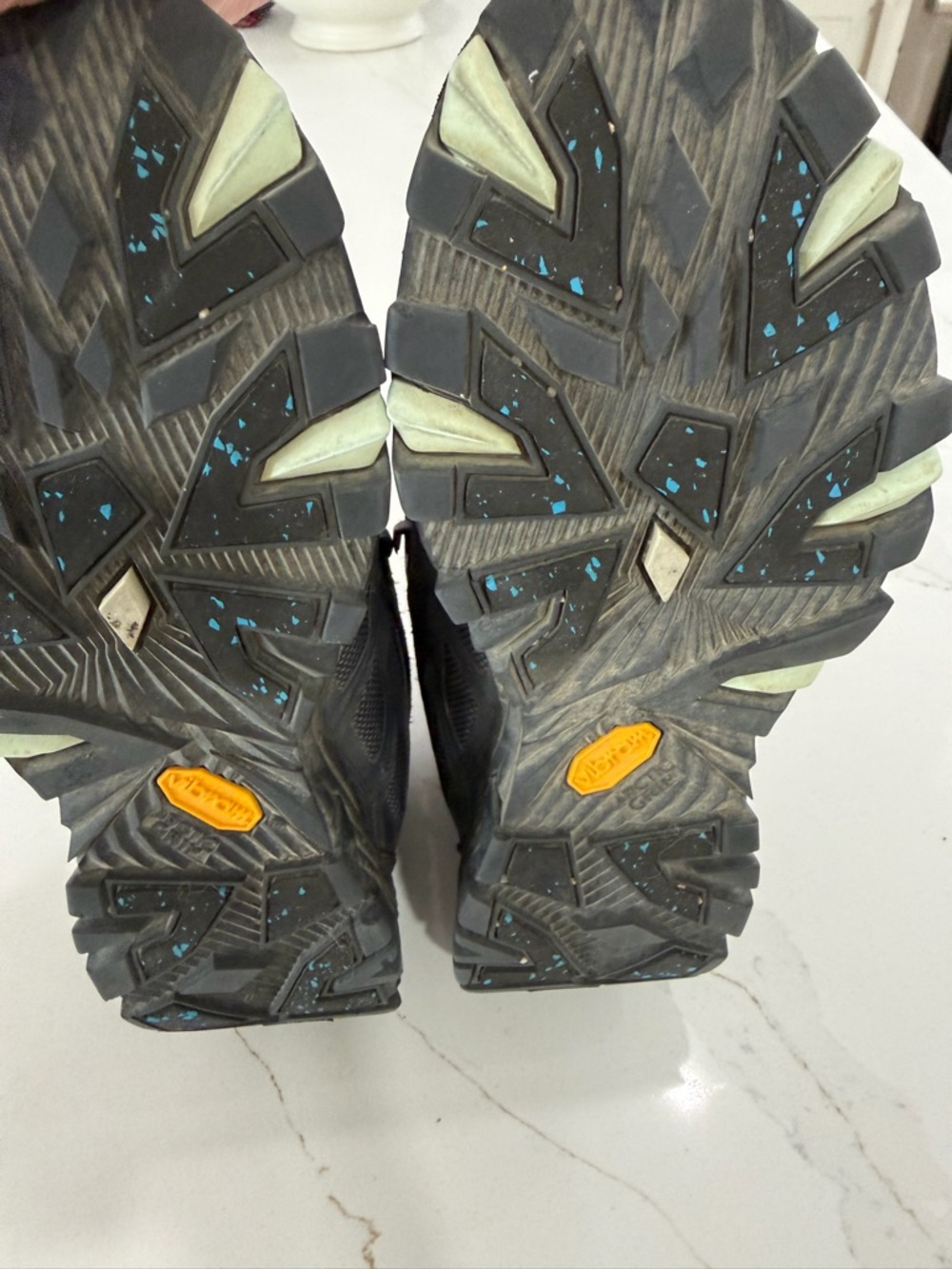 Merrell Gray and Mint Women's Trail Hiking SneakerBoots - Picture 6 of 6